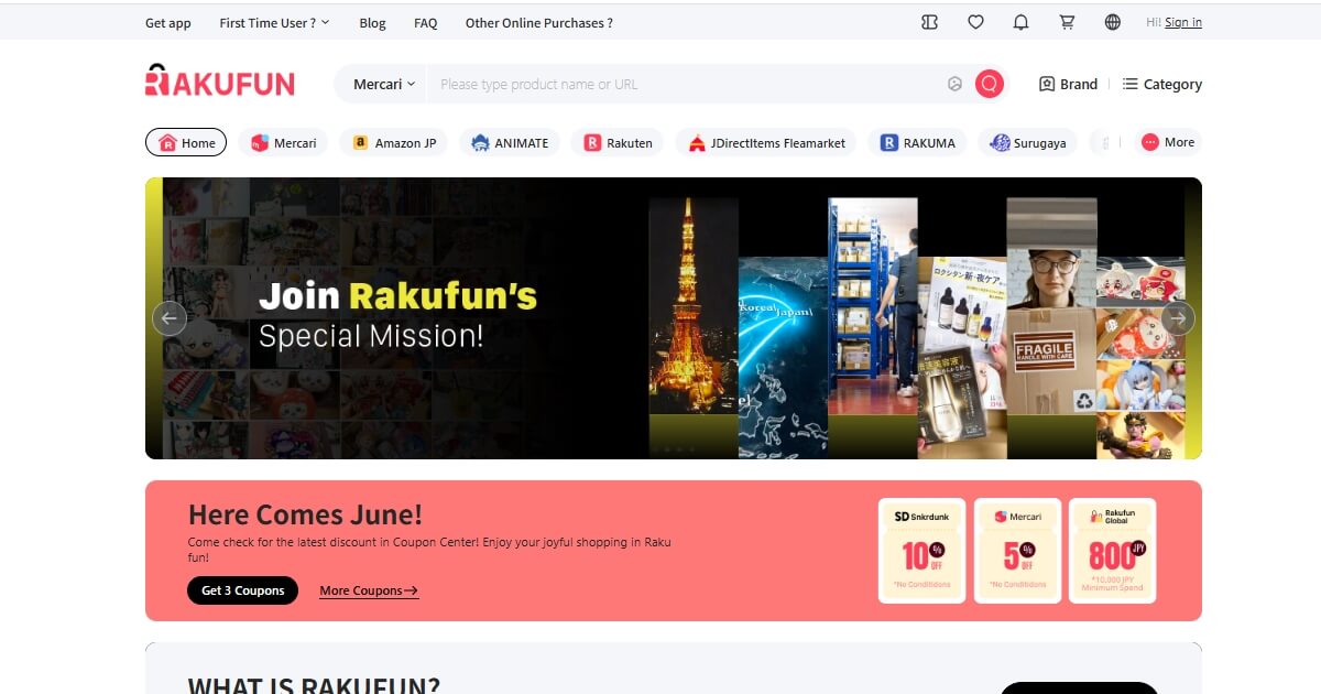 Rakufun - Japan Proxy Shopping Shipping Service | Buy from Japan